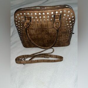 Large purse with bling and shoulder strap new without tag